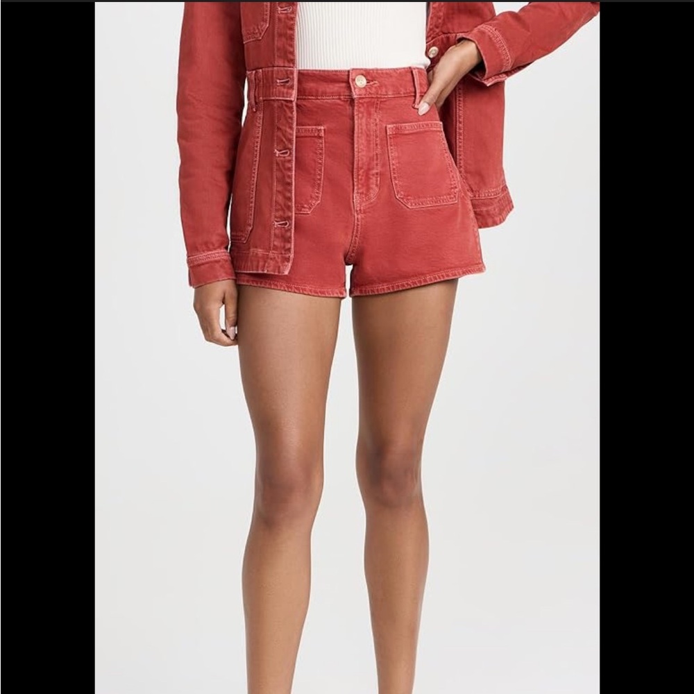 Veronica beard denim shorts